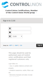Mobile Screenshot of cusi.controlunion.com