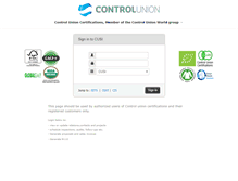 Tablet Screenshot of cusi.controlunion.com