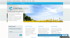 Desktop Screenshot of controlunion.pl